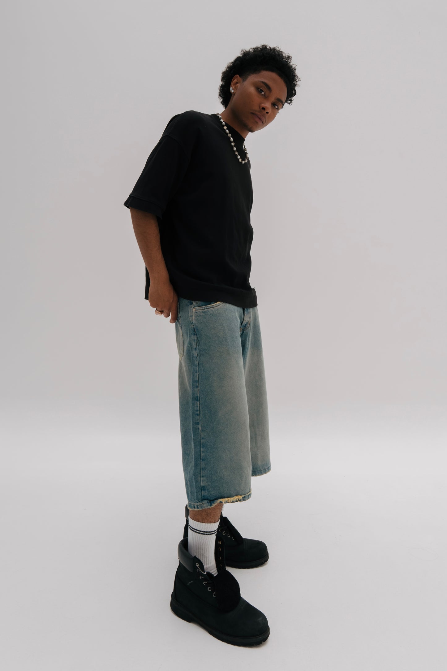 JORT BAGGY VINTAGE BLUE -  HOMBRE