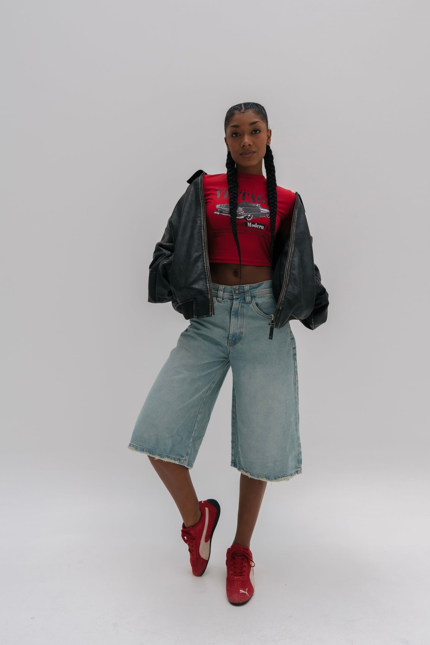 JORT LIGHT WASH BLUE - MUJER