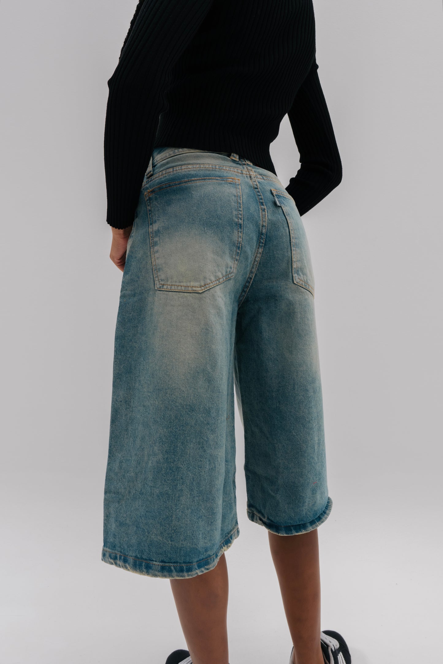 JORT FADED BLUE MUJER