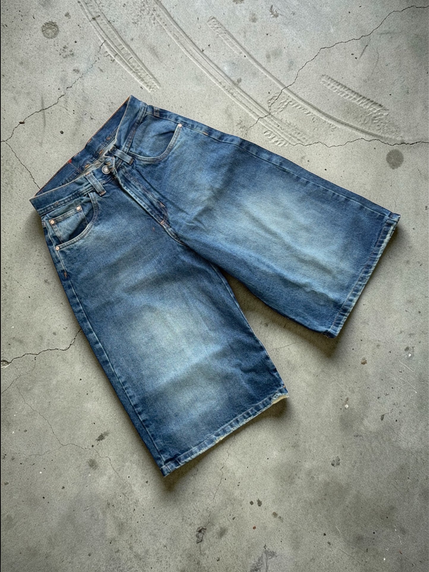 JORT BAGGY VINTAGE BLUE -  HOMBRE