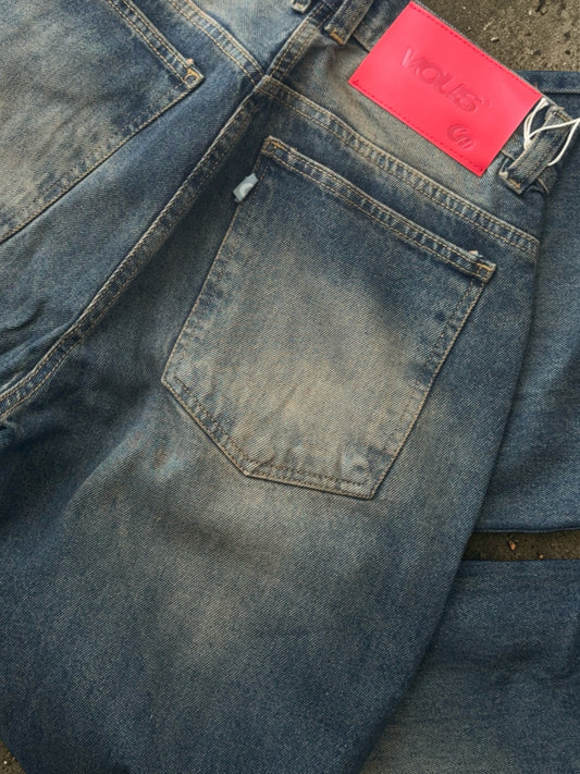 BAGGY DIRTY BLUE - MUJER