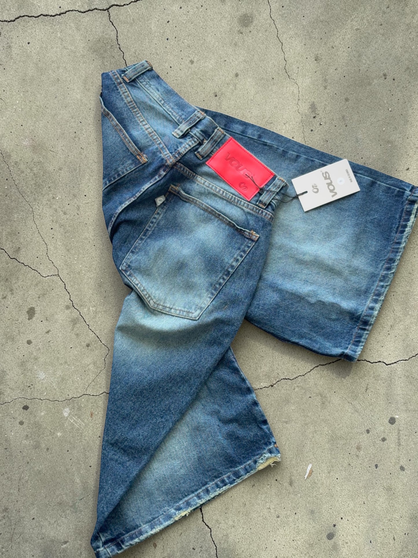 JORT BAGGY VINTAGE BLUE -  HOMBRE