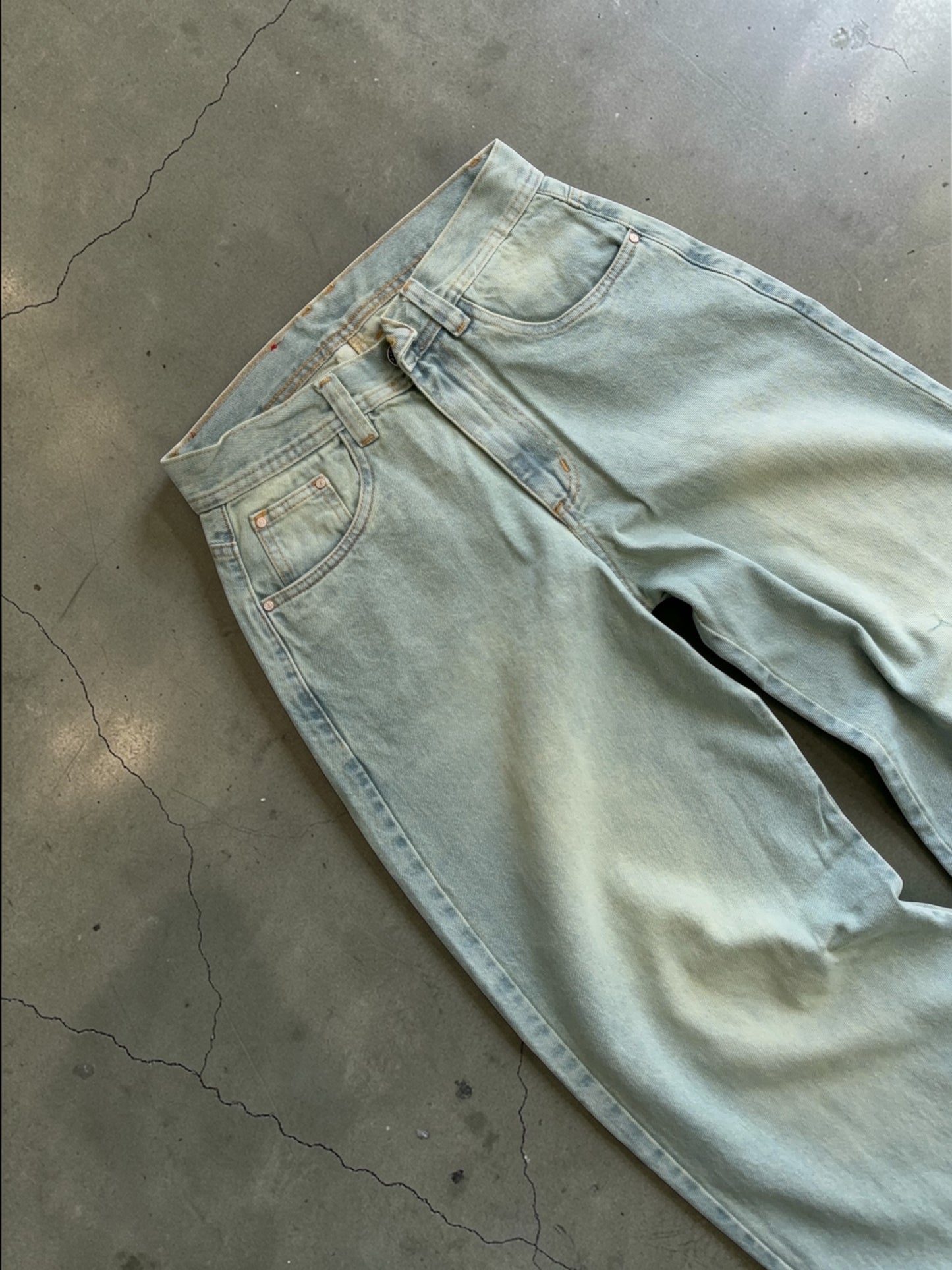 BAGGY WASHED BLUE - MUJER
