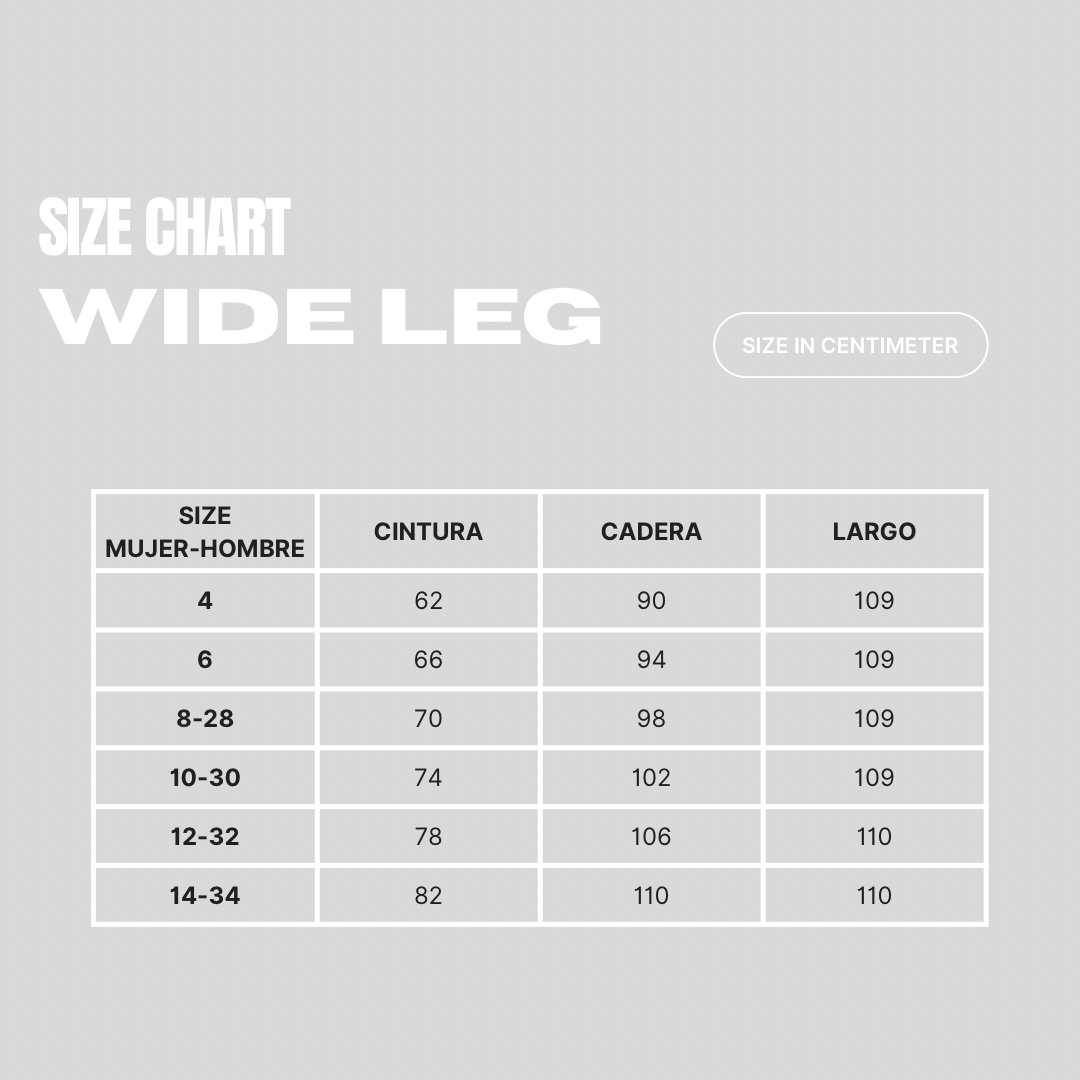 WIDE LEG HIELO - MUJER
